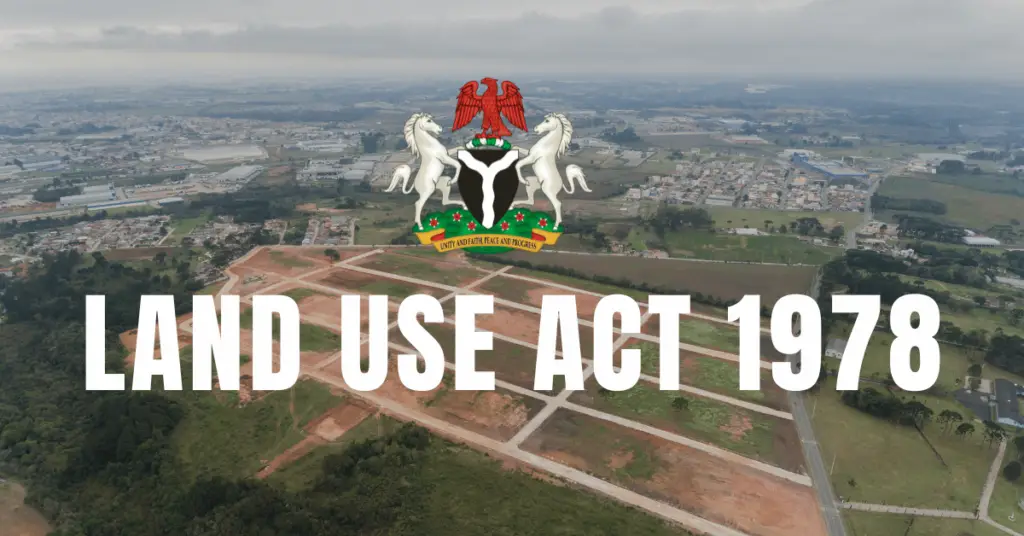 Land Use Act of 1978 Nigeria