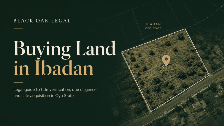 real estate lawyer in ibadan buying property in ibadan black oak legal