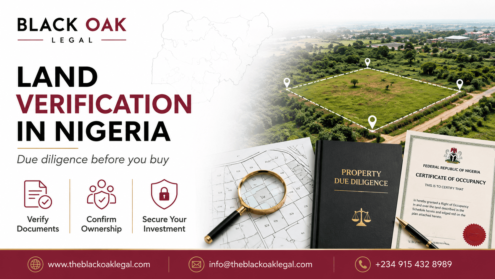Land Verification Black Oak Legal | Corporate & Commercial Law Firm in Ibadan